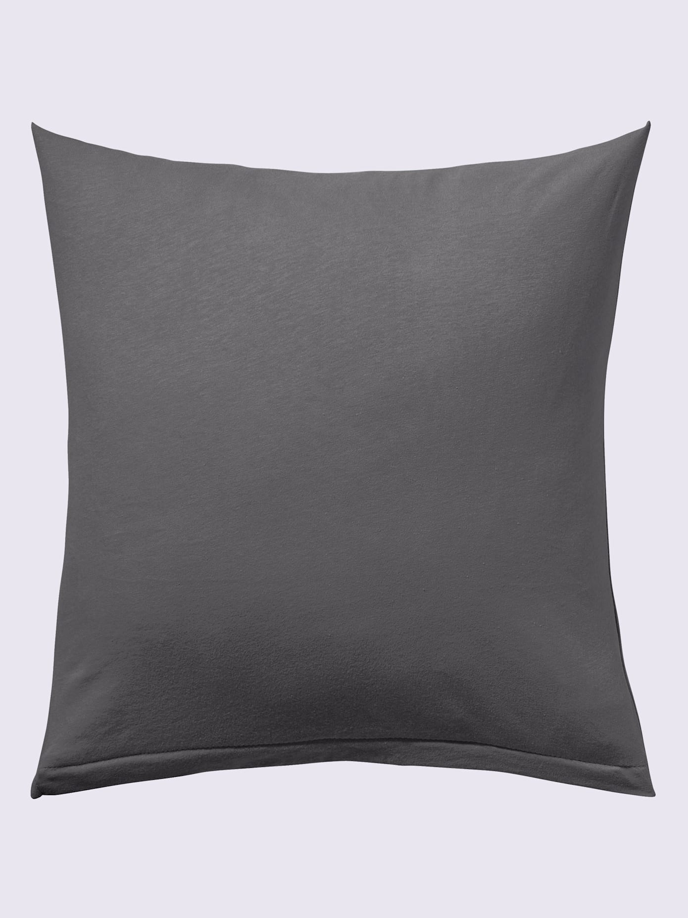 Housses de coussin jersey fin maco à repassage superflu