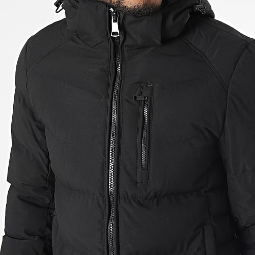 Doudoune Capuche Noir