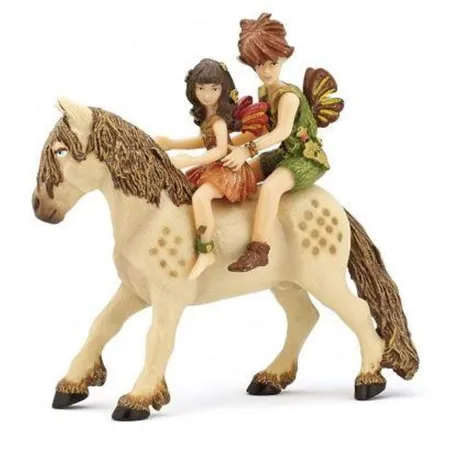 Papo 39011 Elfenkinder auf Pony