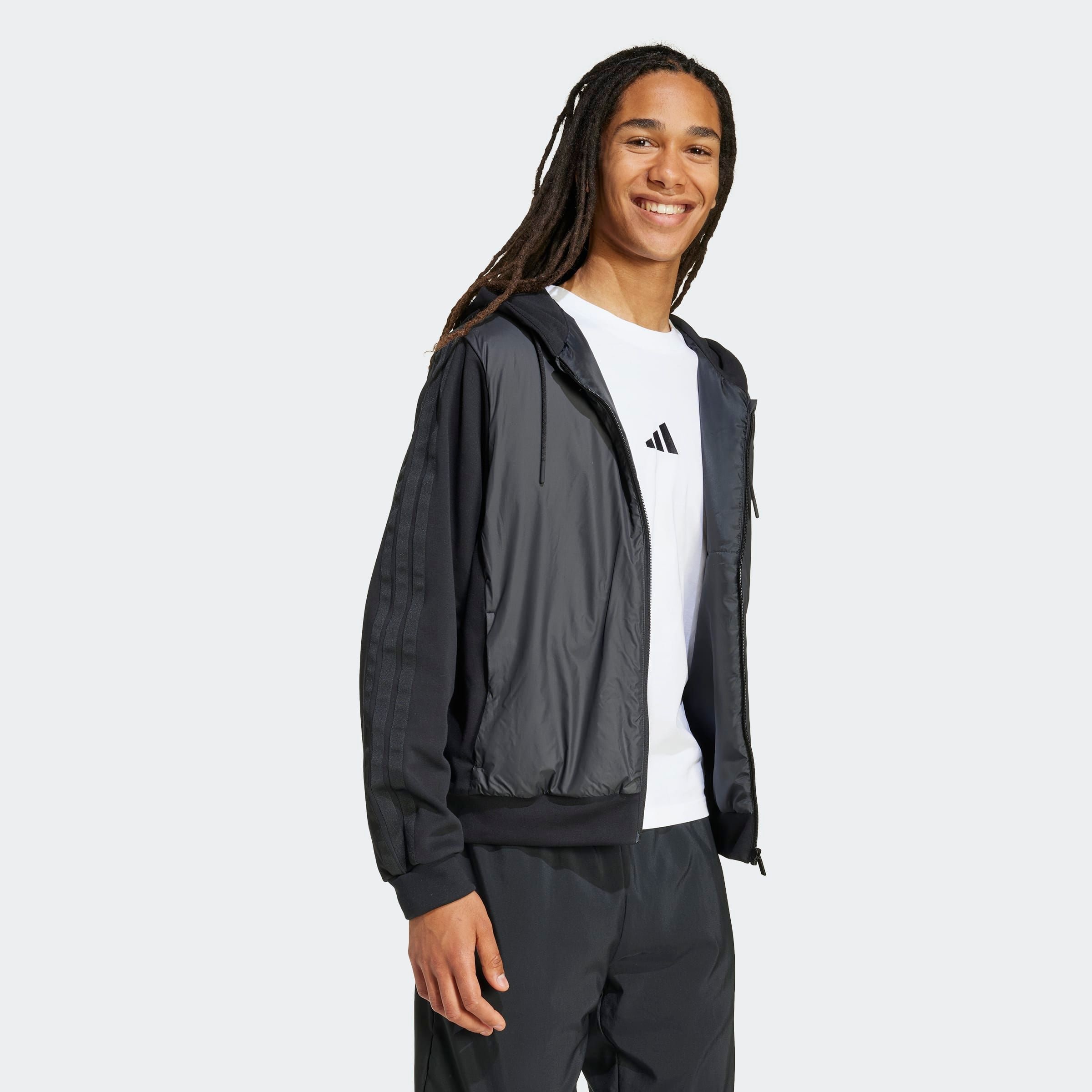 adidas Sportswear Outdoorjacke »ESSENTIALS CLIMAWARM 3-STREIFEN HYBRID ISOLIERENDE«