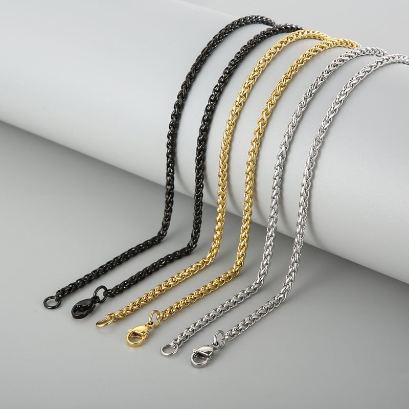 Tenri - Choker van roestvrij staal (verschillende ontwerpen)