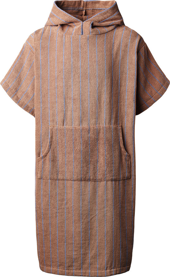 Bongusta Naram Poncho - camel & ultramarine Camel & ultramarine