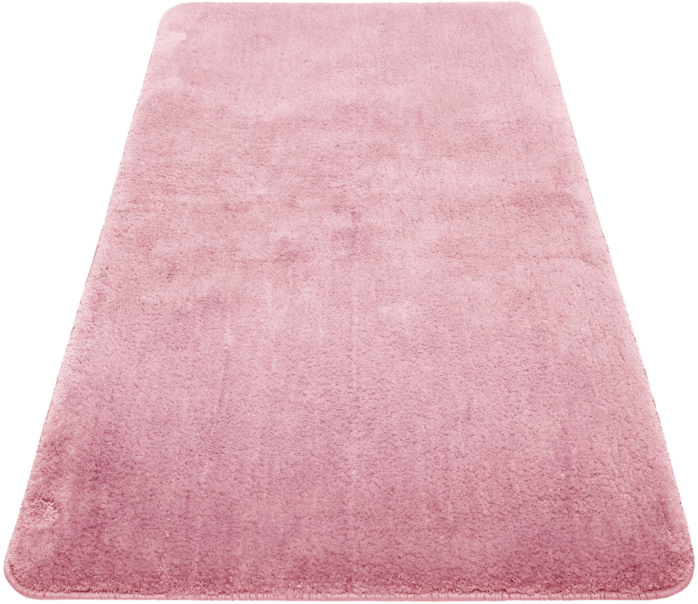 Wecon home Basics Badematte »Joris« Höhe 20 mm rutschhemmend beschichtet strapazierfähig waschbar, viele Grössen, Badezimmerteppich, uni