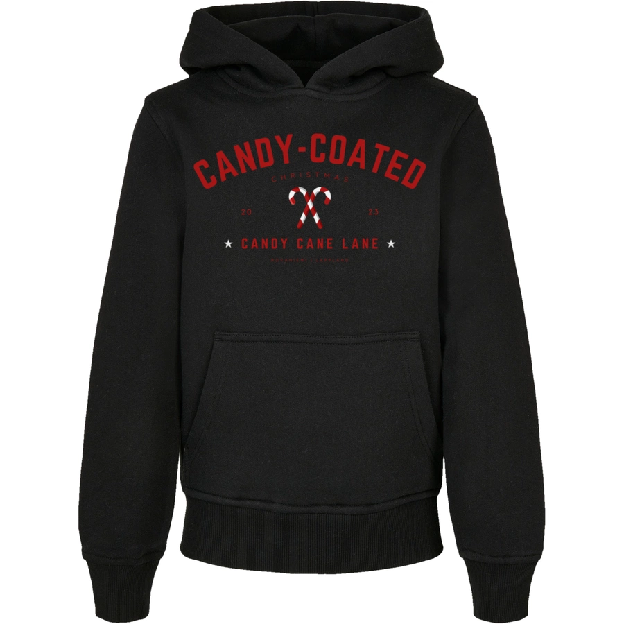 F4NT4STIC Basic Kids Hoodie Weihnachten Candy Coated Christmas schwarz