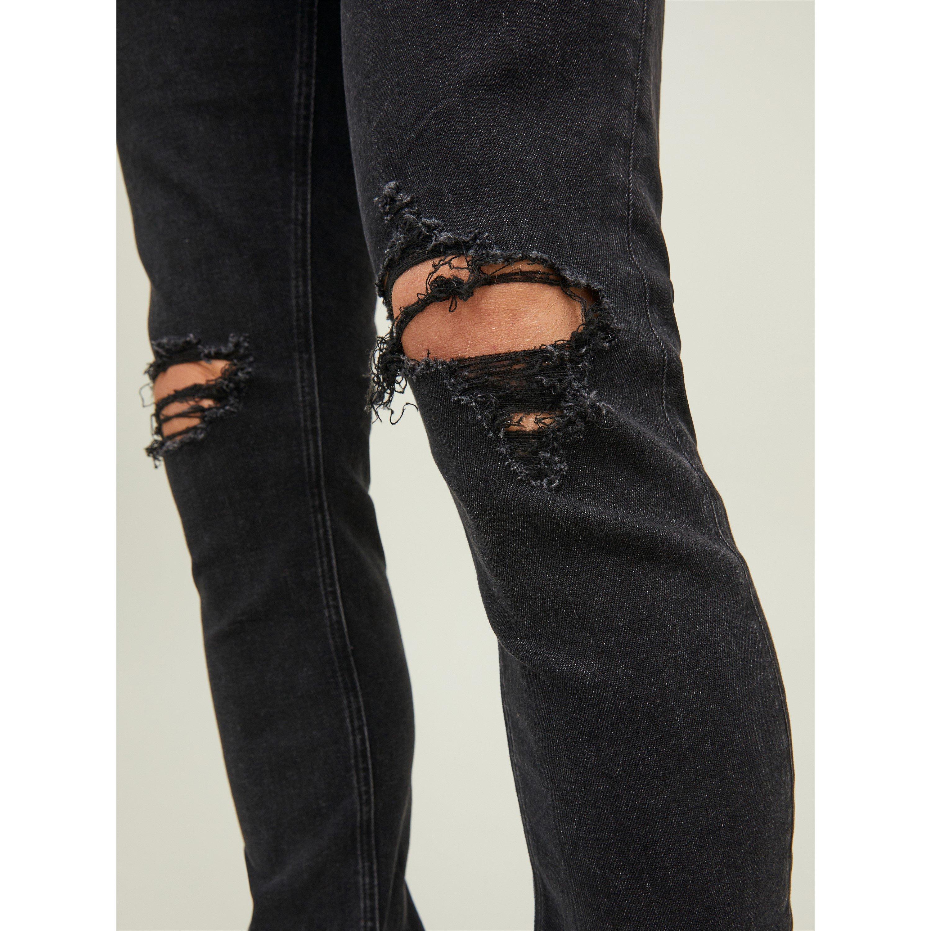 Jack and Jones Liam Slim Fit Ripped Jeans