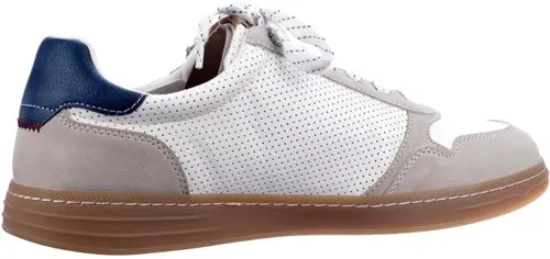 Mustang beige combi 4204-301 - maat 47 veterschoen beige combi - maat 47 Calandschoen