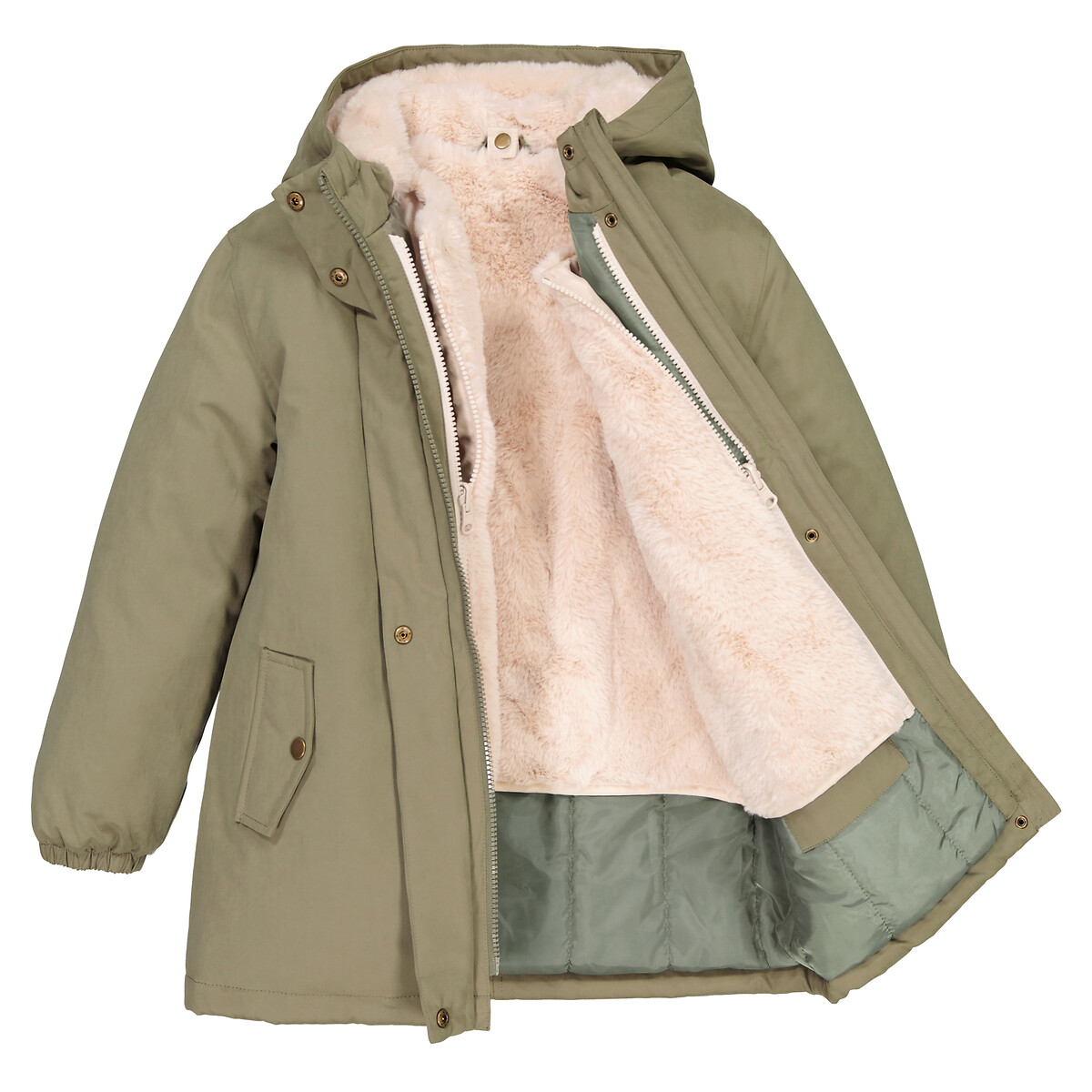 COLEÇÕES LA REDOUTE<br>Parka com capuz, 3 em 1