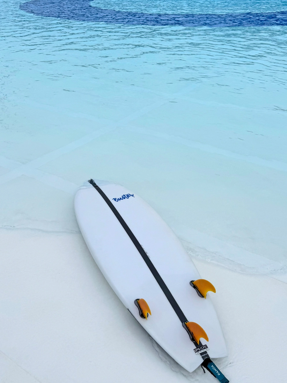 Buster Pool Pike Surfboard white