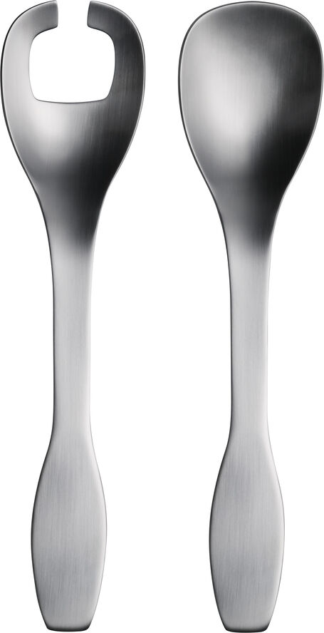 Iittala Cct 28cm salatske & gaffel Sølv