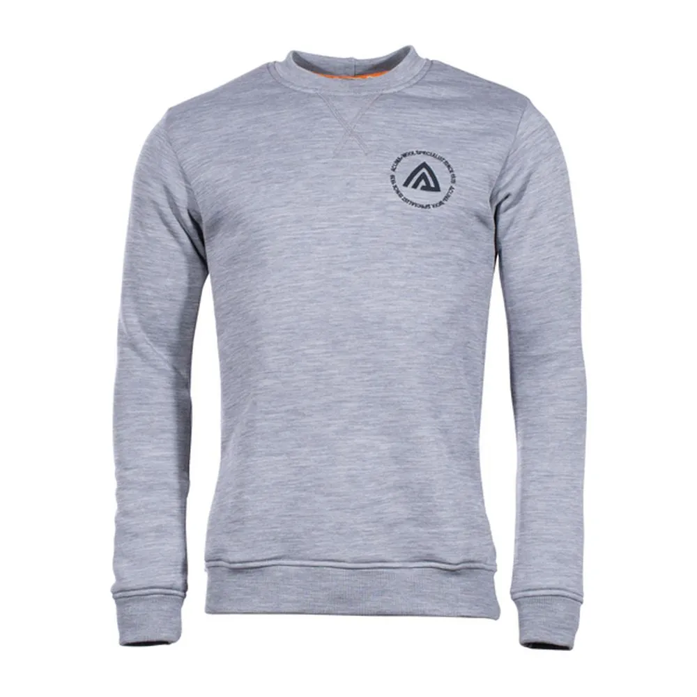 Aclima -  Aclima Pullover FleeceWool Crew Neck grey melange