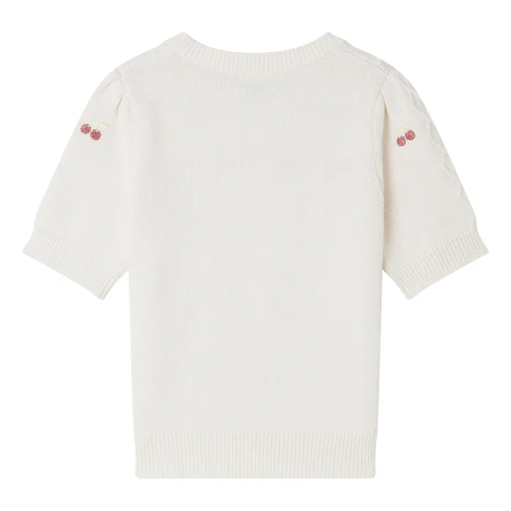 Bonpoint Pull Alphonza Laine | Blanc