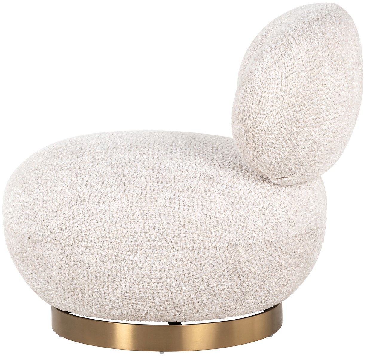 Draaifauteuil S4736 Lovely Cream Jace B78 x D86 x H76 cm