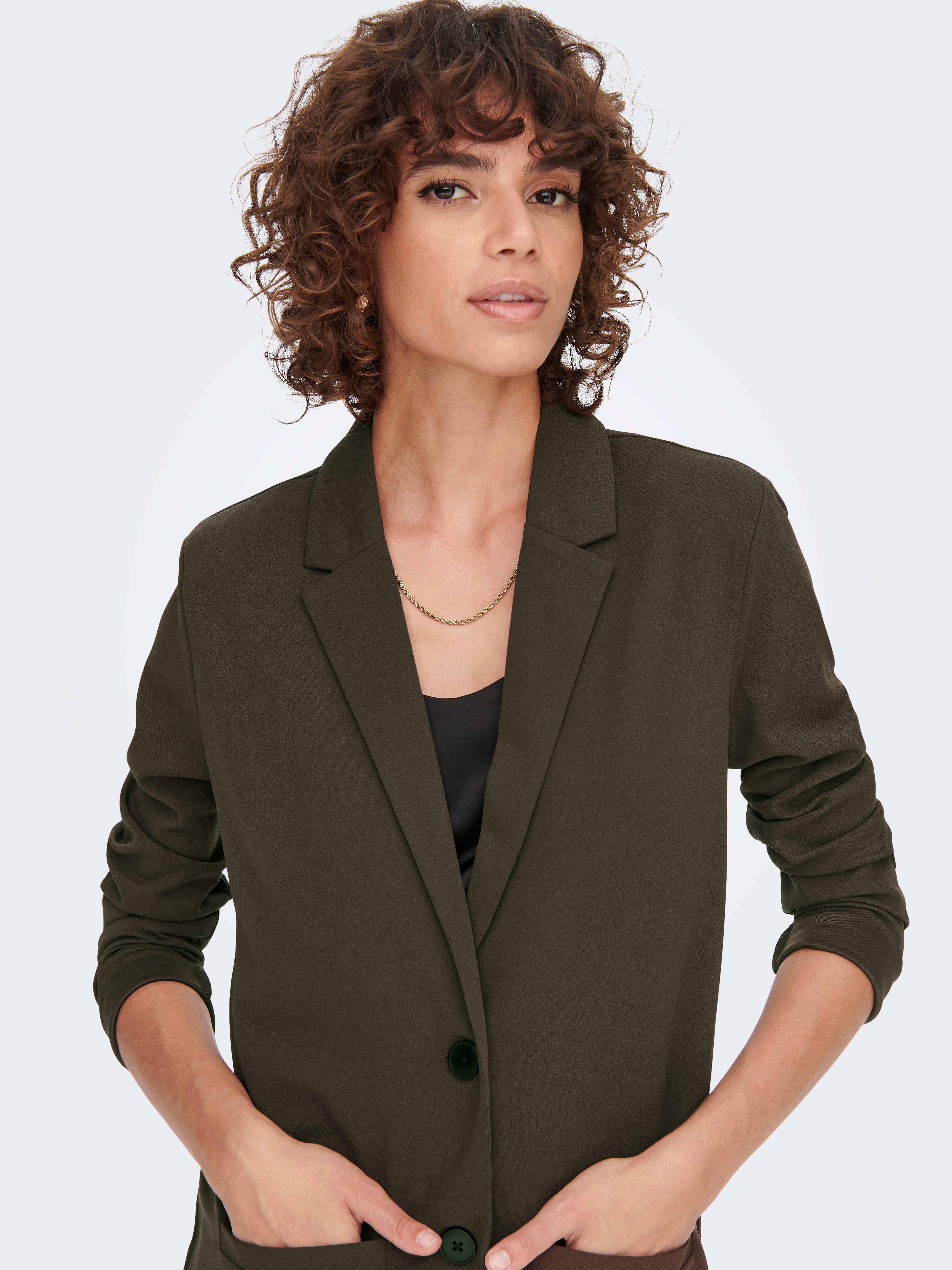 JDYLOUISVILLE Blazer Chocolate Brown