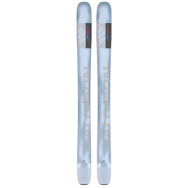 QST BLANK  Freeride-Ski Unisex IllusionBlue/PastelNeonBlue3/PoppyRed