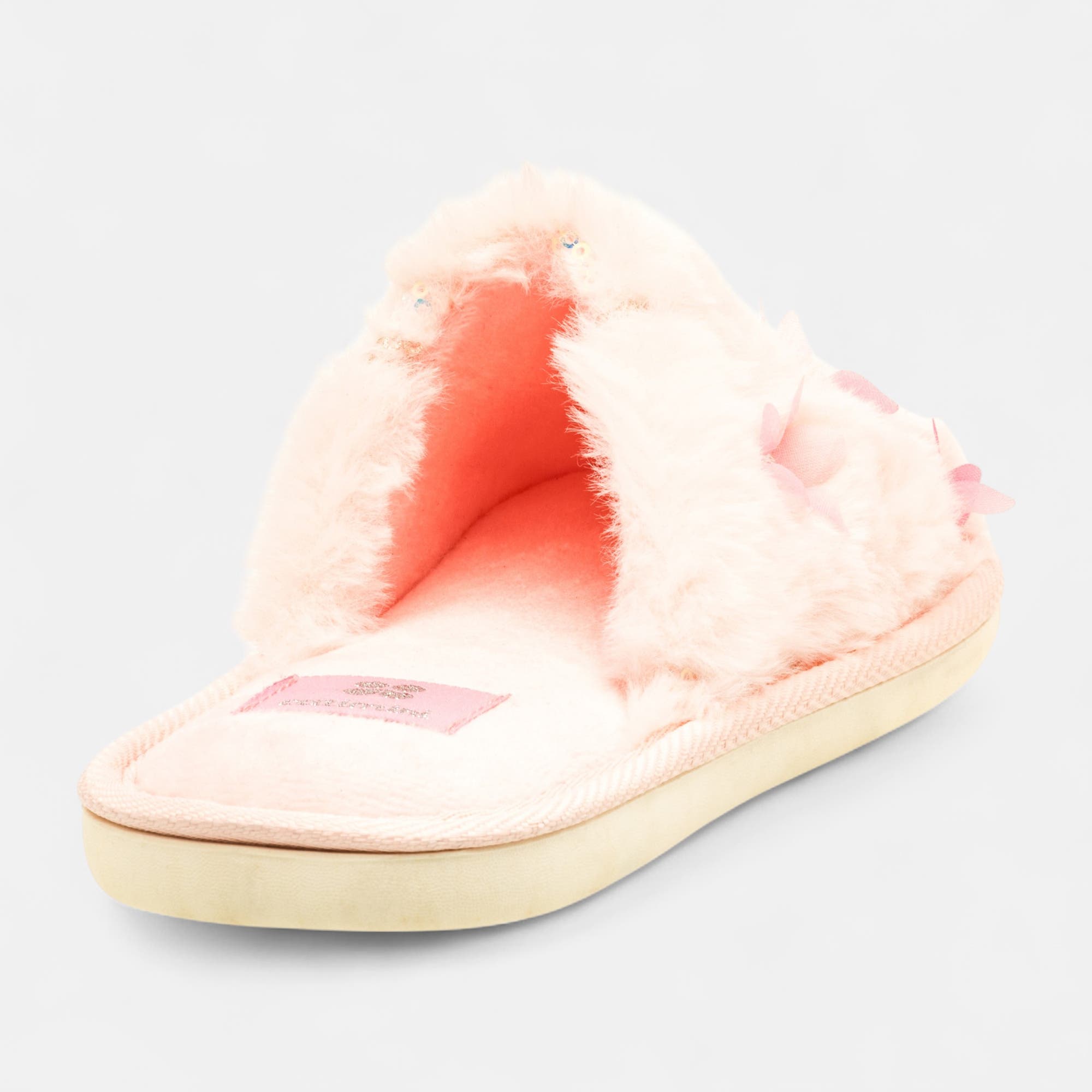 Pantoufles mules Fille rose