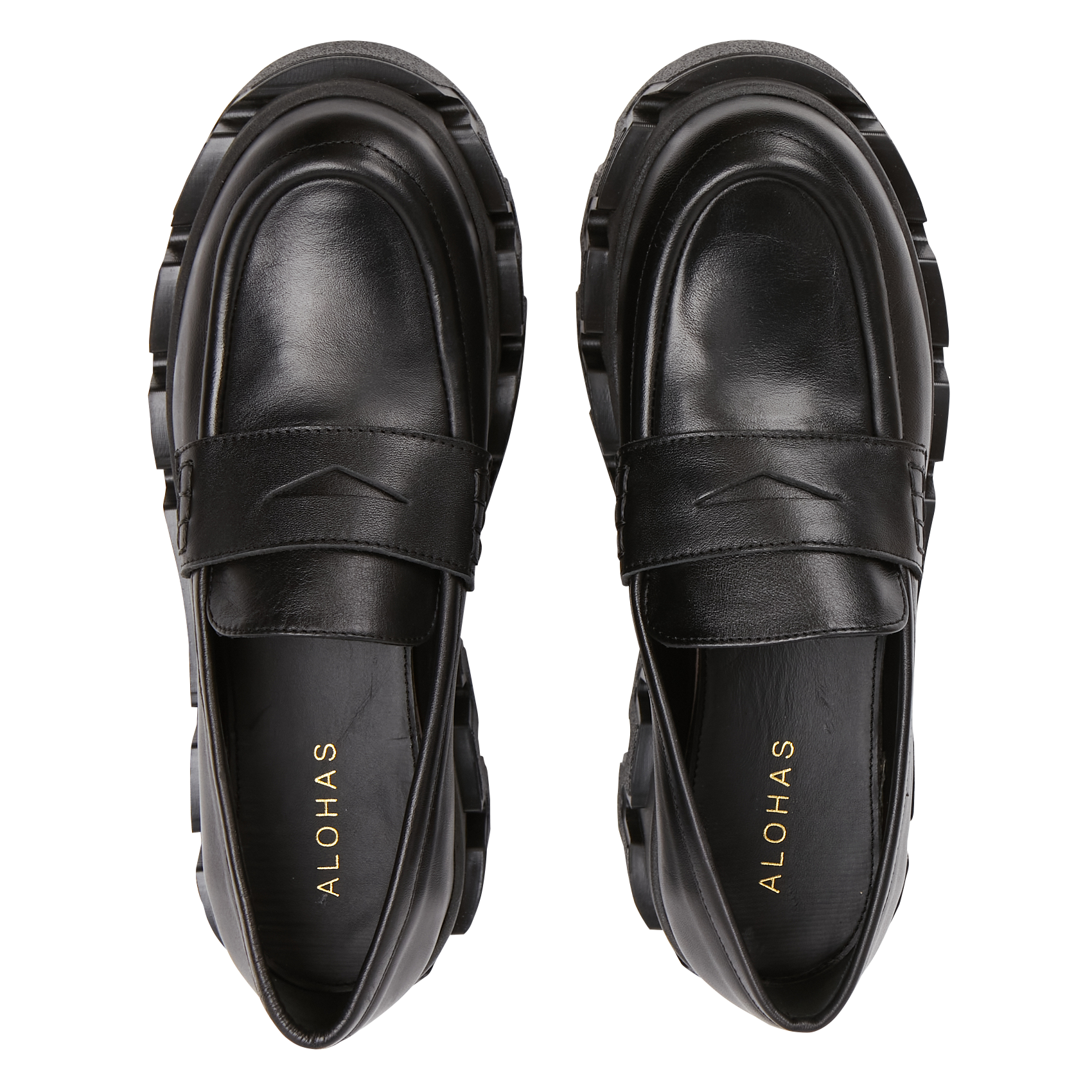 STELLA - Mocassins en cuir | Noir