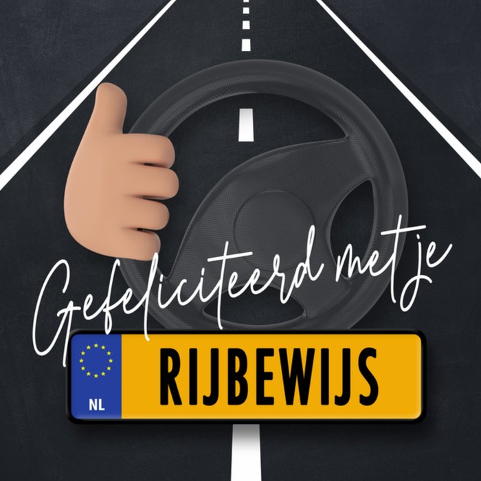 Luckz | Geslaagd kaart | Rijbewijs