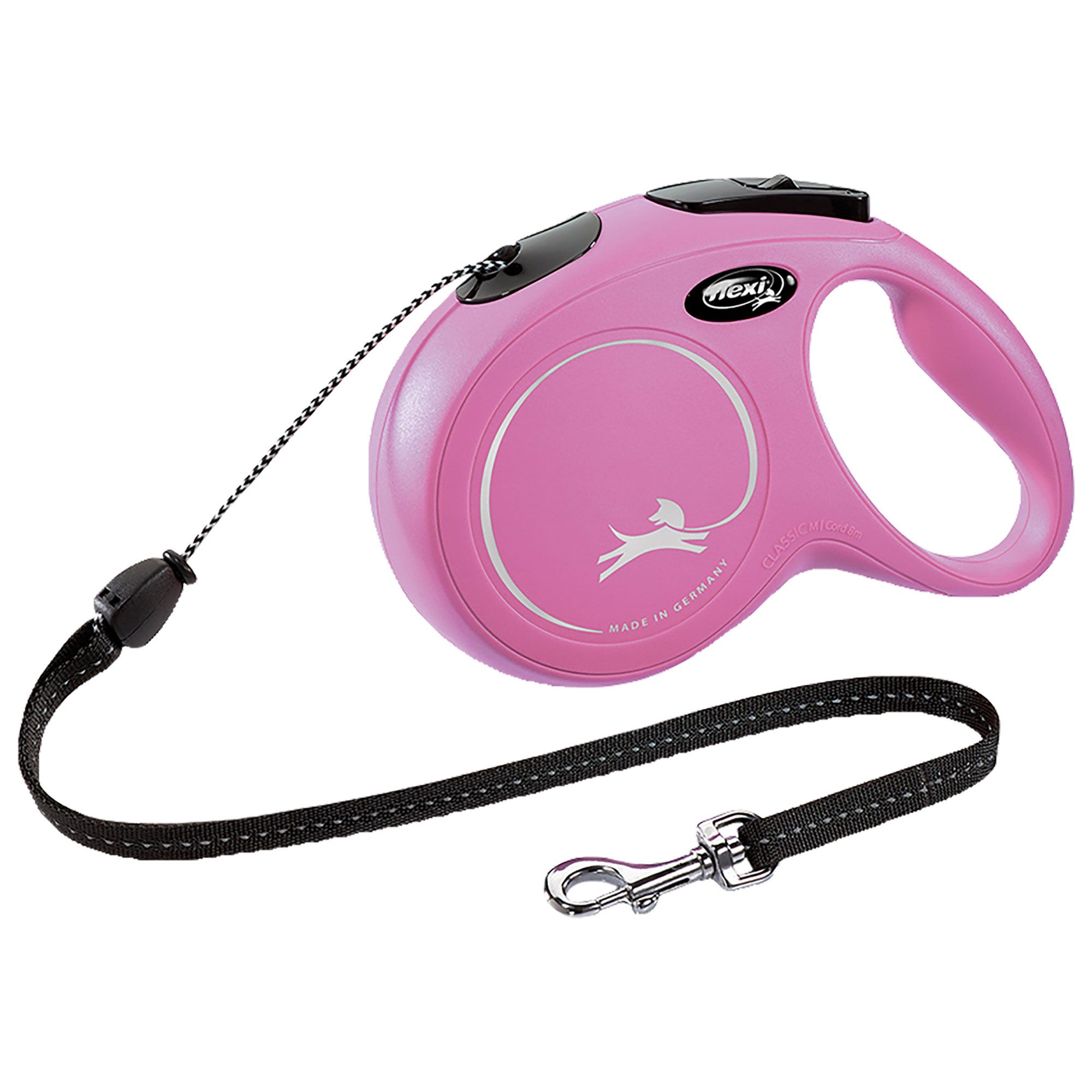 Flexi® New Classic 8 m / 20 kg - mit Seil - Flexileine - Rollleine