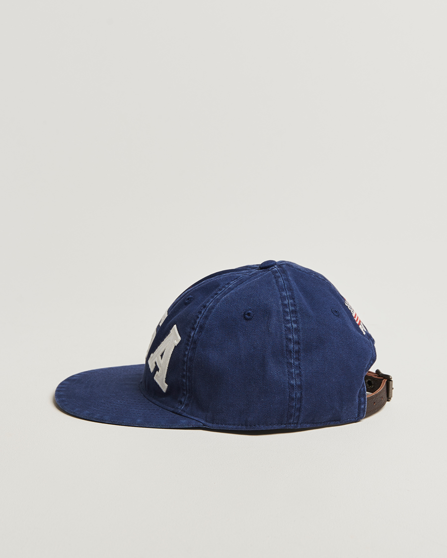Polo Ralph Lauren Cotton Twill USA Cap Newport Navy