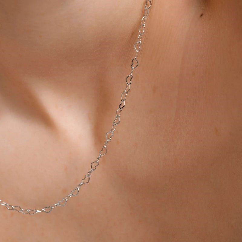 Collier chaîne coeur Rosefield Acier - JNHCS-J685