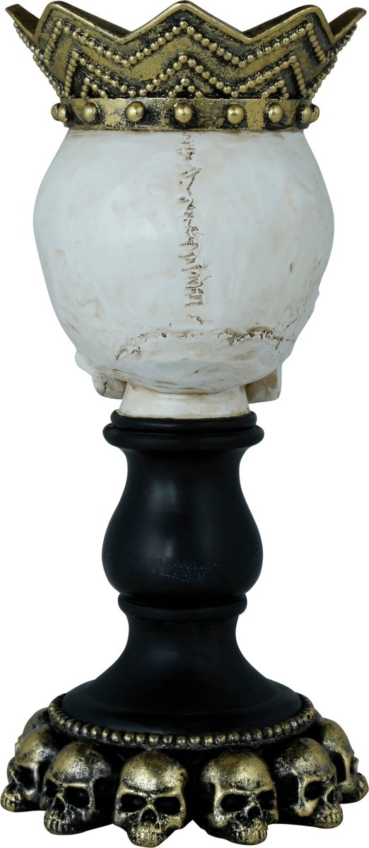 Halloween Kaarsenhouder Schedel 25cm