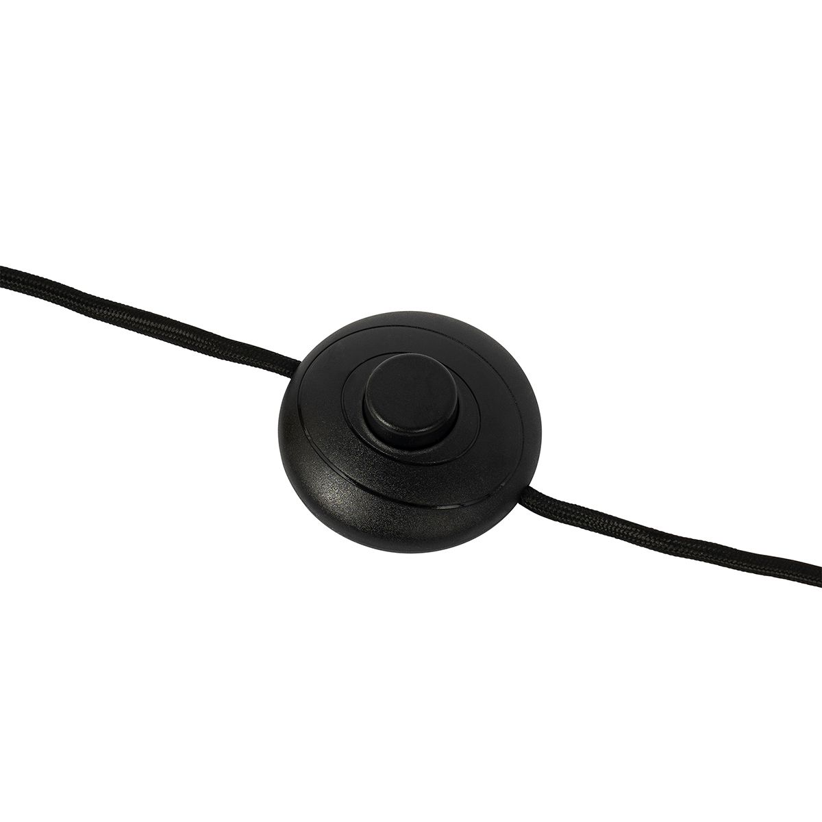 Smart vloerlamp zwart met smoke glas 2-lichts incl. 2 Wifi ST64 - Laura