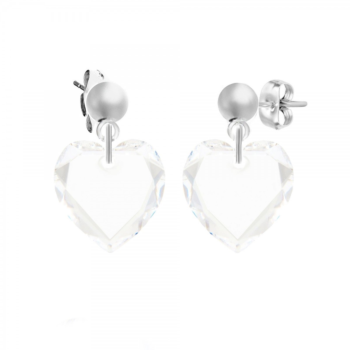 Boucles d'oreilles SC Crystal ornées de Cristaux scintillants