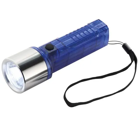 Macma LED Taschenlampe, transparent blau