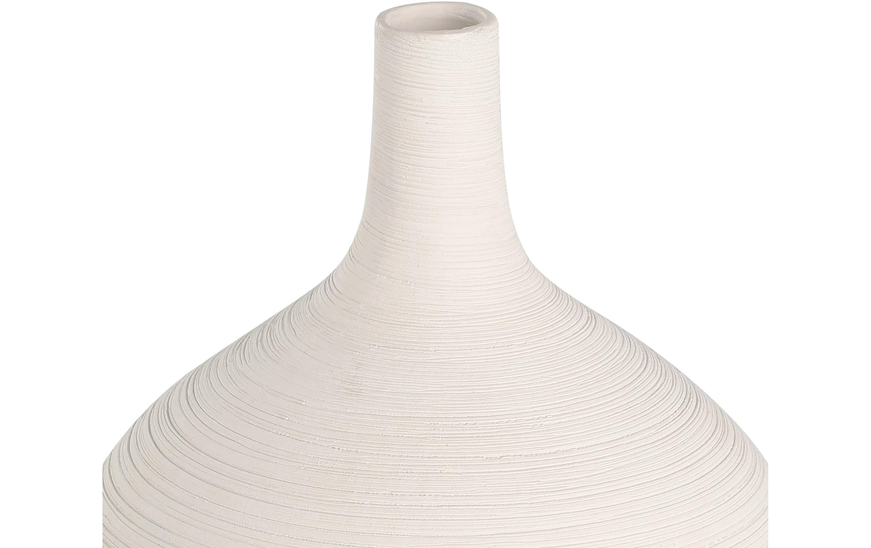 Vase Saryksu 22 cm, Gold/WeissBlumenvase