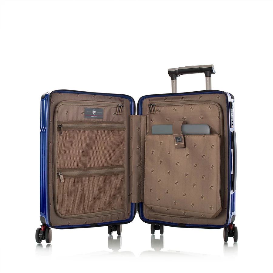 Heys Tekno - 4-Rollen-Kabinentrolley S 15.6 53 cm USB blue