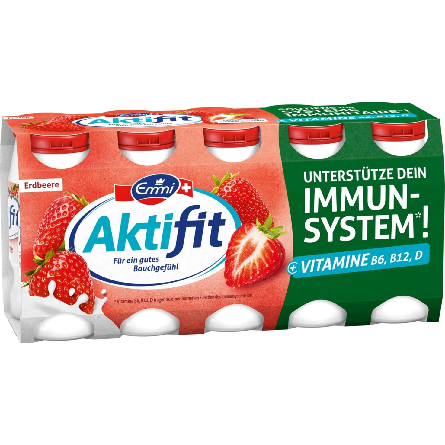 Emmi Aktifit plus Erdbeer 10x65ml