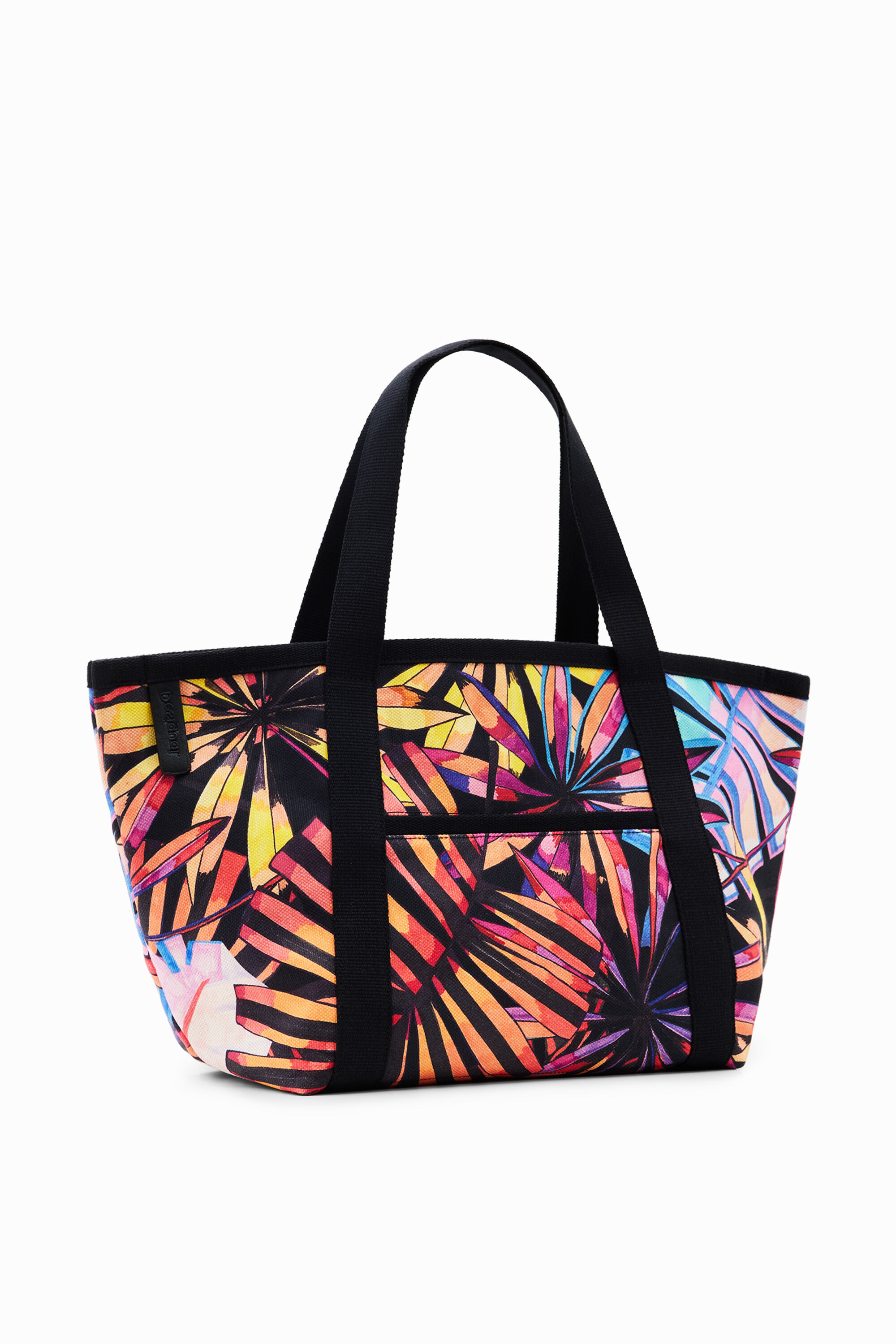 Grand sac shopper tropical