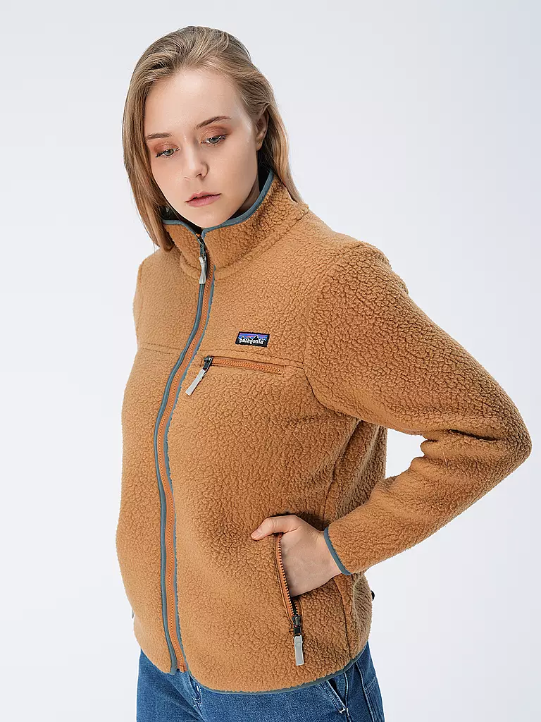 PATAGONIA Fleecejacke RETRO PILE JACKET braun