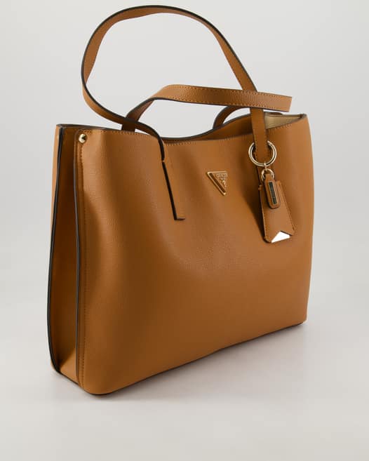 Guess Meridian Girlfriend Tote Handtasche in Braun