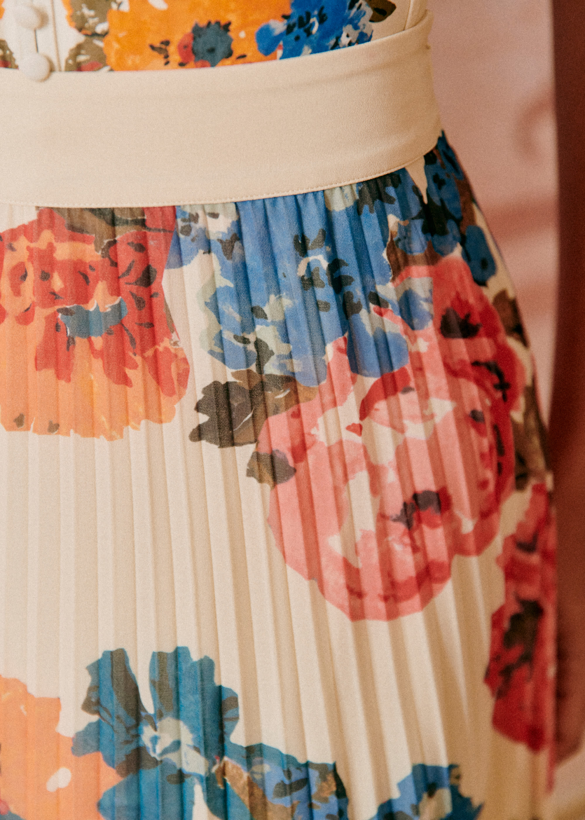 Jupe Dilona - Maxi Roses Placées - E-SHOP/JUPES & SHORTS 5905626