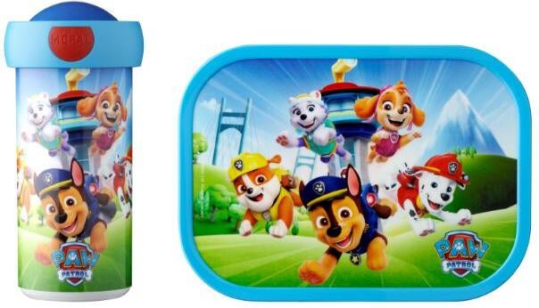 Mepal lunchset Campus paw patrol pups schoolbeker en broodtrommel 2-delig
