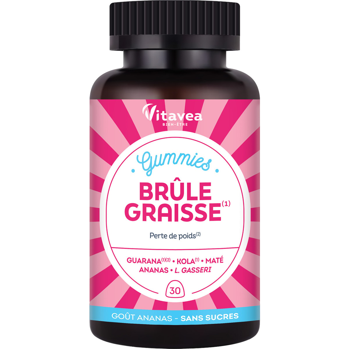 Gummies brûle graisse - Guarana & maté - 45 jours