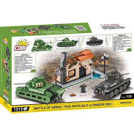 Cobi 2284 Historical Collection - Battle of Arras 1940 Matilda II vs Panzer 38(t)