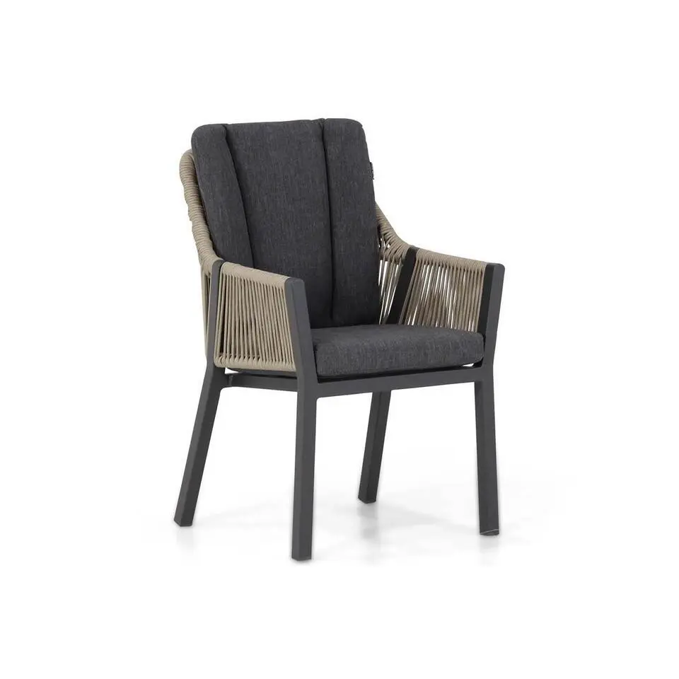 Tuinset 4 personen 90 cm Rope Taupe Lifestyle Garden Furniture Verona/Veneto