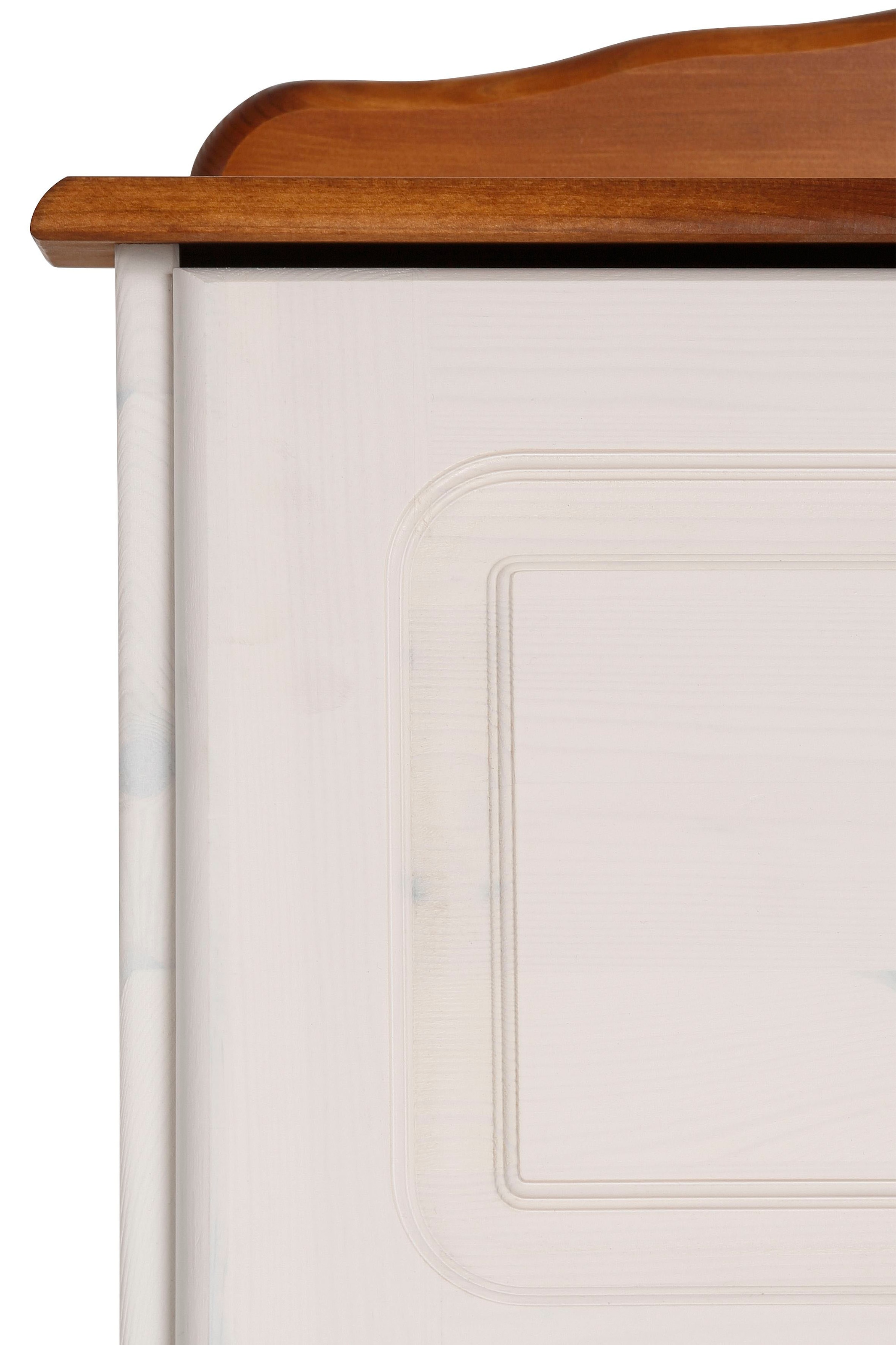 Home affaire Sekretär »Mette, Schreibtisch im Landhausstil,« aus Massivholz, Breite 82 cm