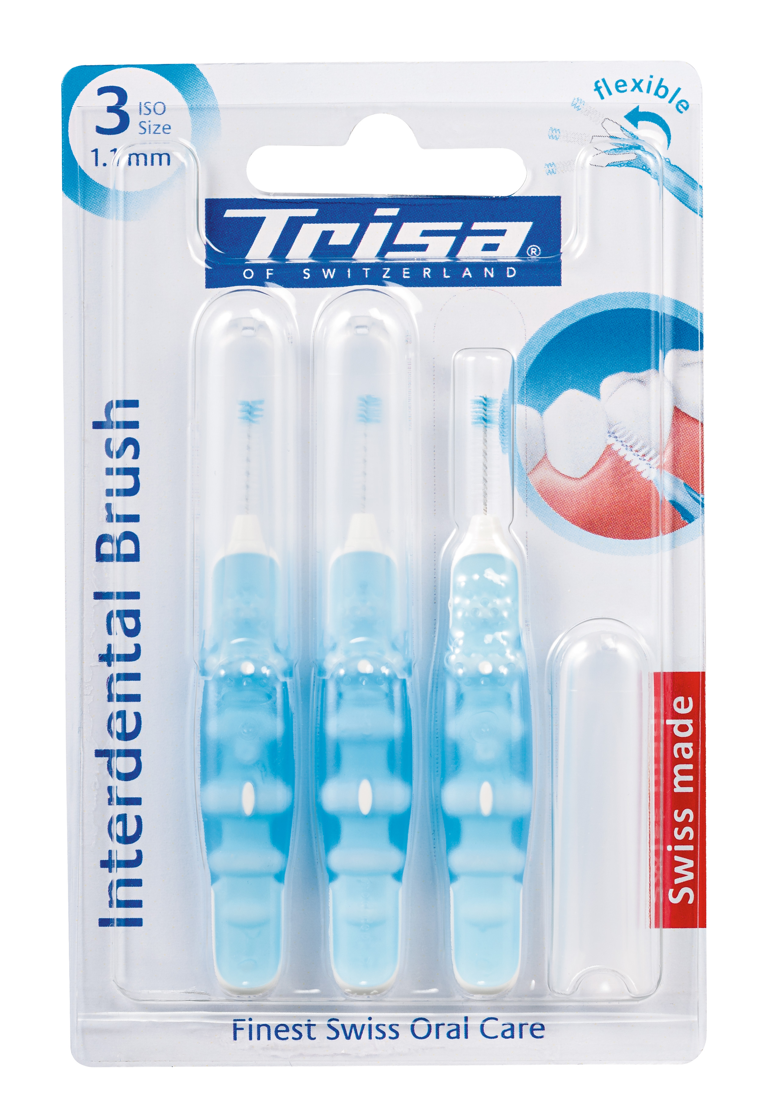 TRISA Interdental Brush ISO 3 1.1mm 3 Stk