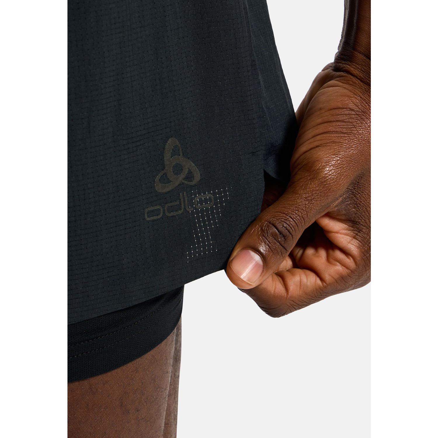 Odlo Zeroweight Shirt 2in1 Short Set Heren