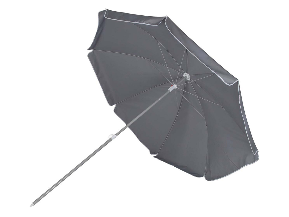 Bo-Camp Ø 200 cm parasol met knikarm - Grey