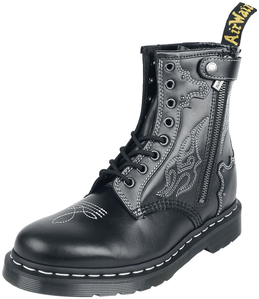 1460 GA - Black Wanama Boots  | Dr. Martens Bottes