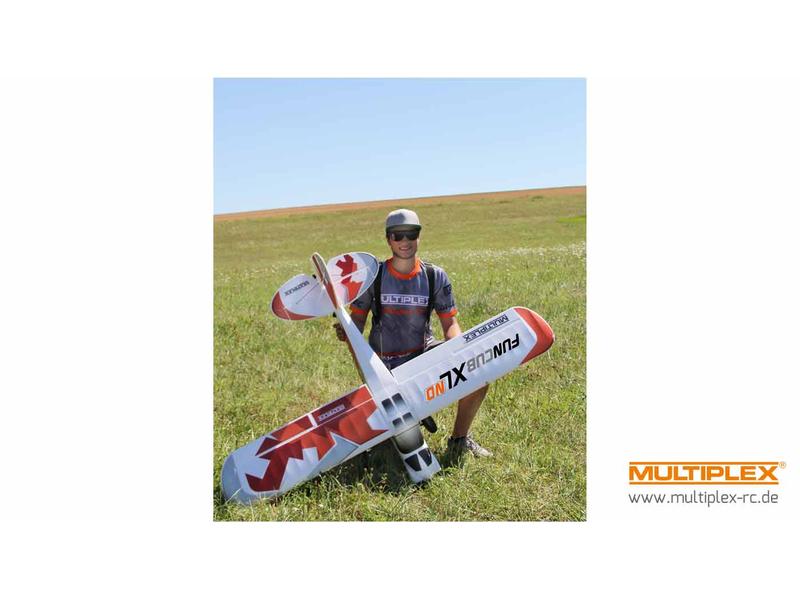 Multiplex Motorflugzeug FunCub XL ND RR 1700 mm Weitgehend vormontierter Buschflieger mit starkem Brushless Antrieb