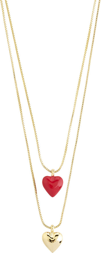 Pilgrim MAEVE necklace, 2 in a set, gold-plated Guld
