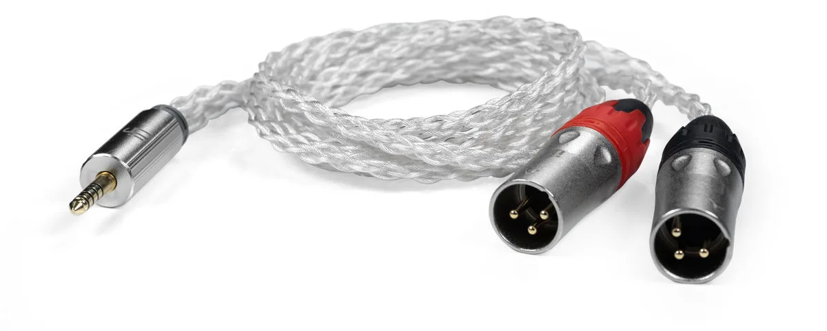 iFi Audio câble symétrique 4,4 mm vers XLR OFHC Silver (1 m) Câbles symétriques XLR