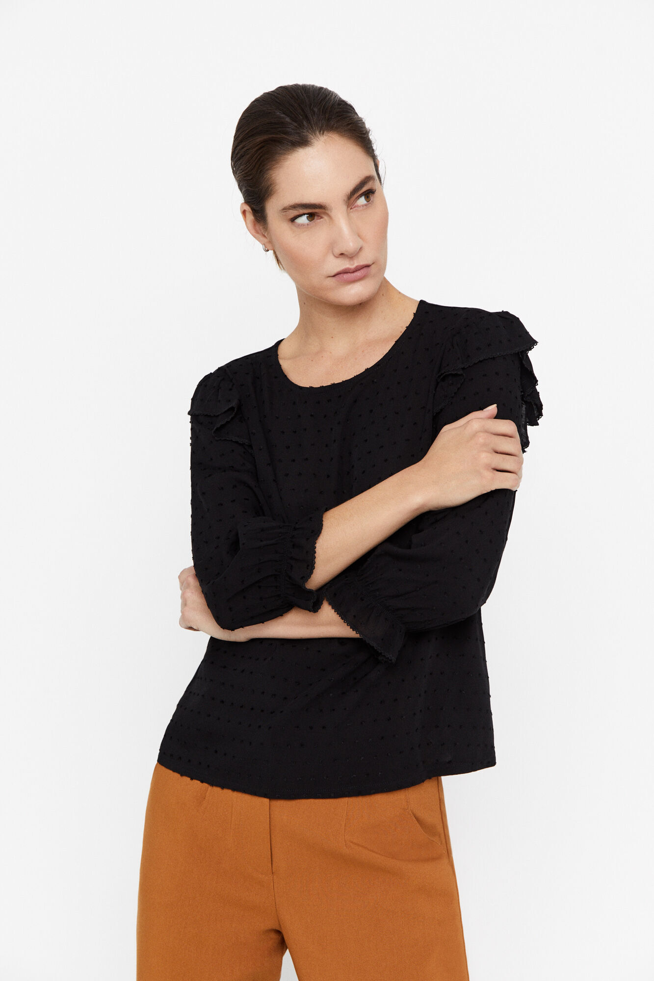 Top combinado Plumeti - Preto