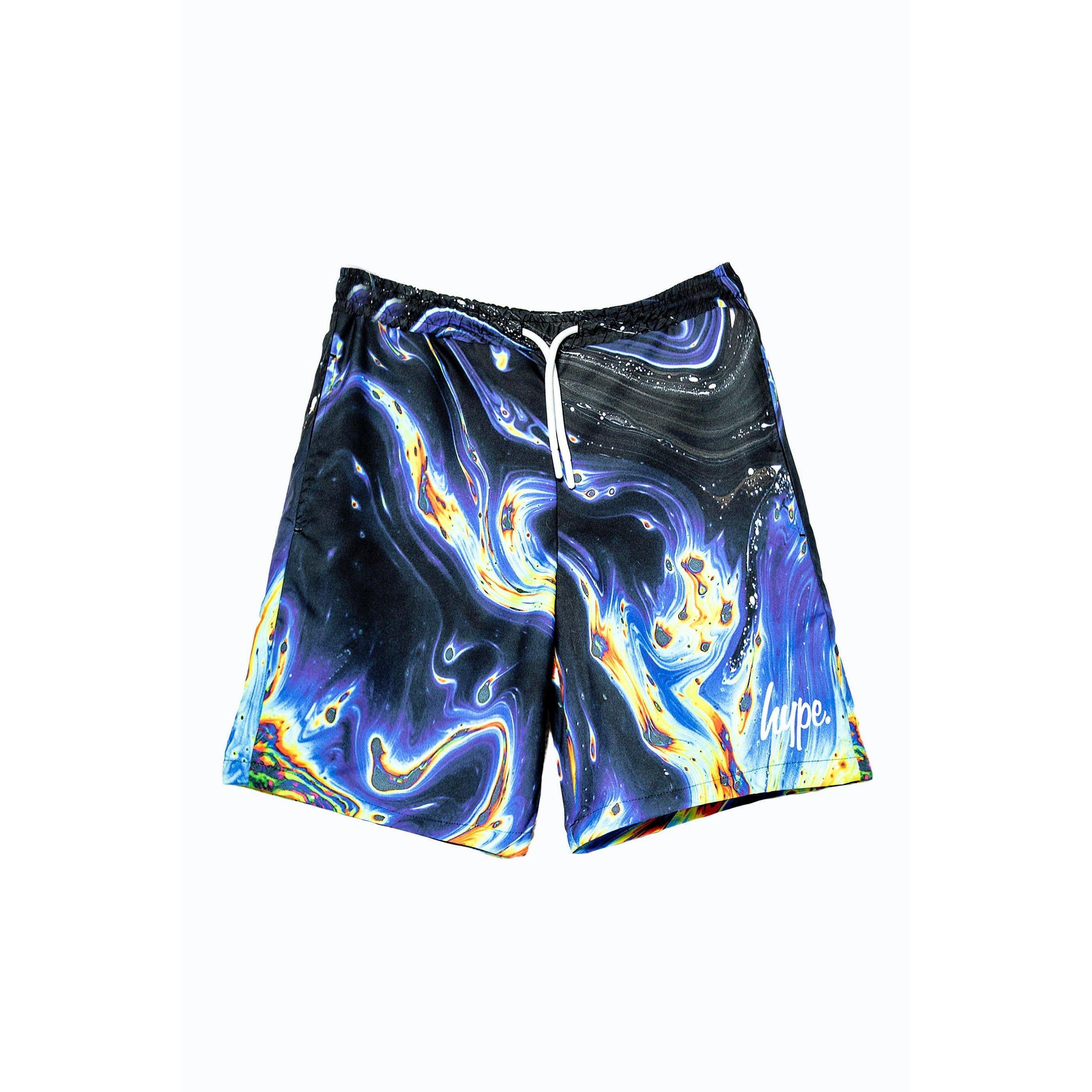 Hype Marble Swim Shorts Juniors