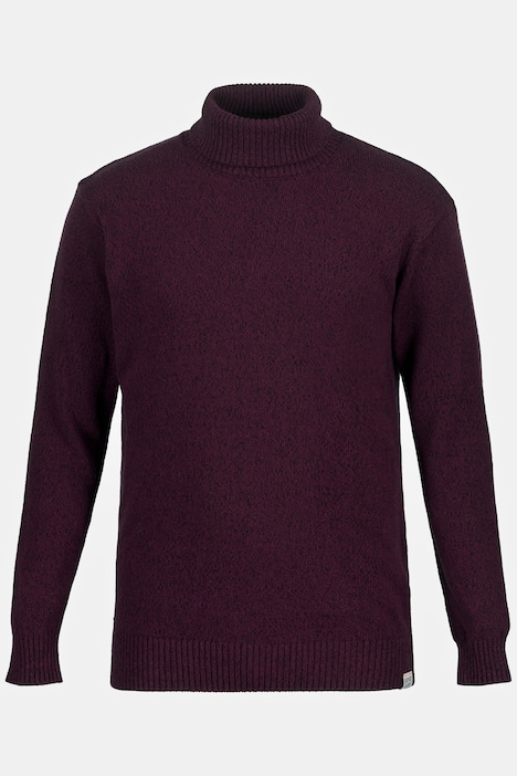 STHUGE Rollkragenpullover, Rippstrick, Langarm, bis 8 XL